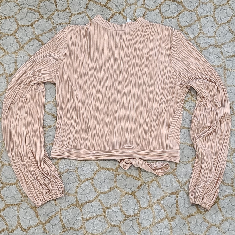 Blush Top with open Back